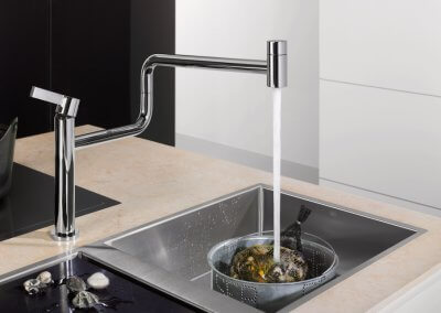 Adjustable Faucet and Seafood Pot